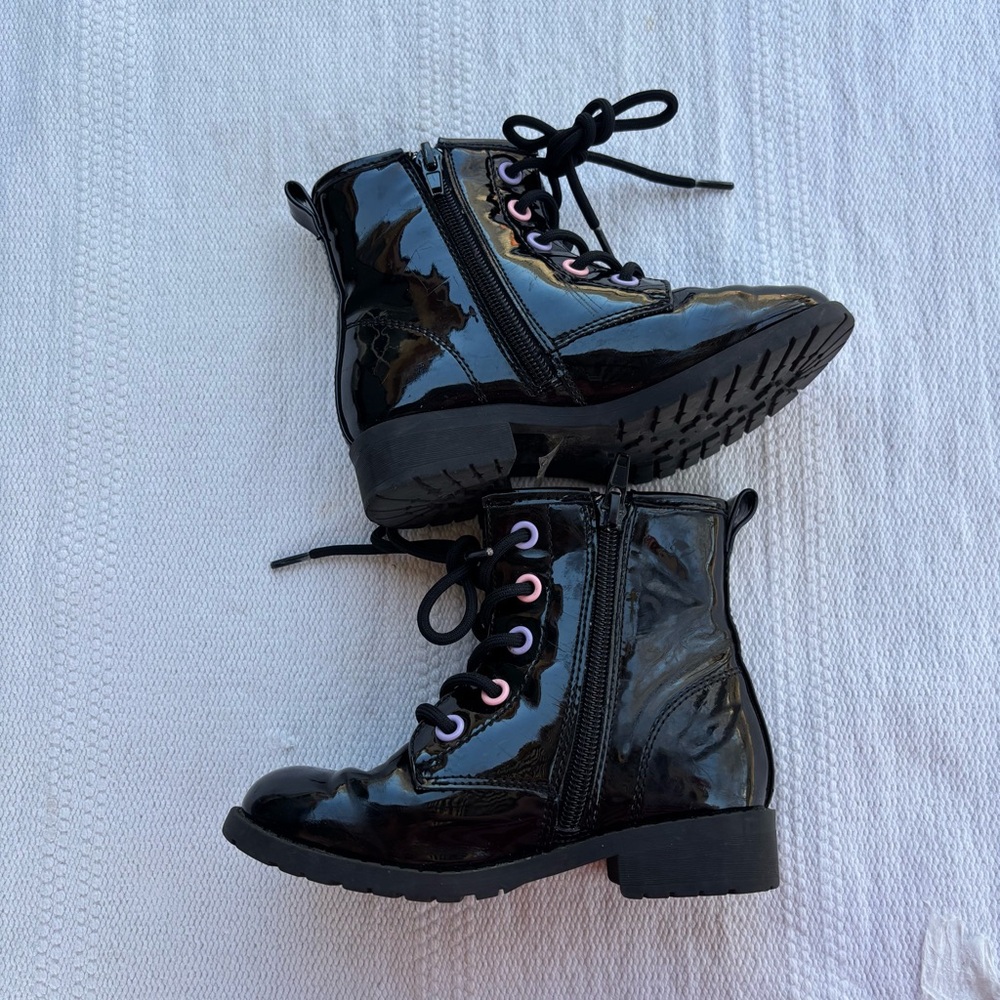 Jellypop girls black butterfly boots size 10m - Picture 7 of 7